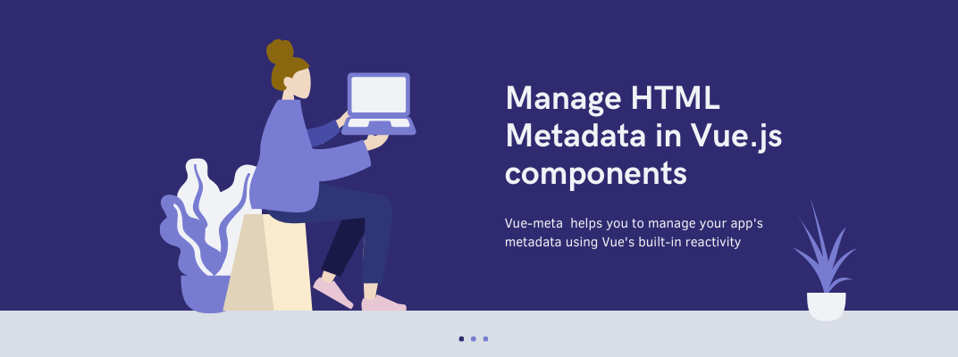 Manage HTML metadata in Vue.js components with SSR support cover image